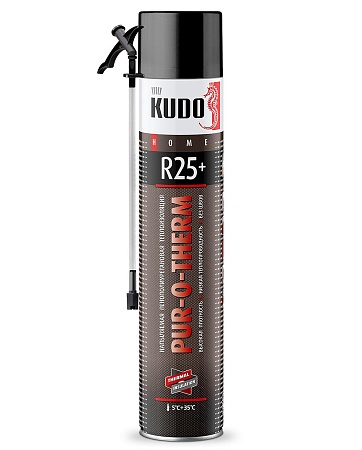 Пенополиуретановая бесшовная теплоизоляция KUDO PUR-O-THERM R25+