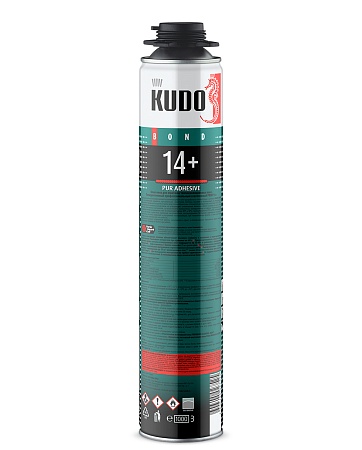 Клей-пена монтажный для теплоизоляции KUDO PUR ADHESIVE PROFF 14+