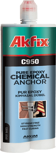 Химический анкер Akfix на основе эпоксидной смолы C950