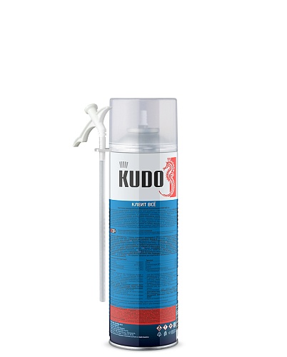 Клей-пена универсальный монтажный всесезонный KUDO HOME X6+