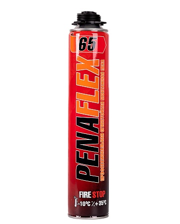 Профессиональная огнестойкая монтажная пена Penaflex FIRESTOP PROFF 65