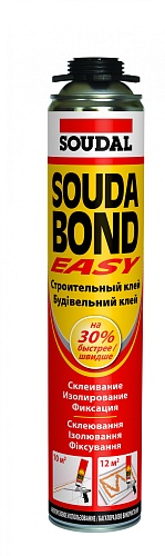 Полиуретановый клей в аэрозоле Soudal Soudabond Easy Gun