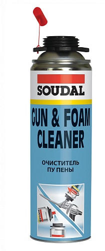 Очиститель полиуретановой монтажной пены Soudal Gun&amp;Foam Cleaner