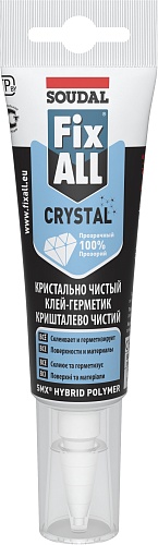 Прозрачный клей-герметик Soudal Fix All Crystal