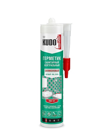 Герметик силиконовый нейтральный санитарный KUDO