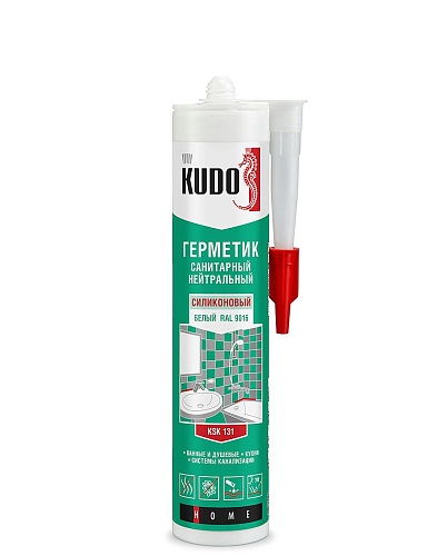 Герметик силиконовый нейтральный санитарный KUDO