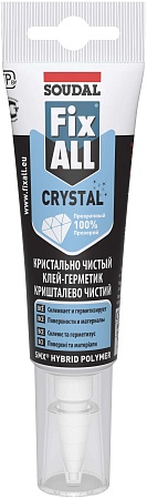 Прозрачный клей-герметик Soudal Fix All Crystal 125 мл