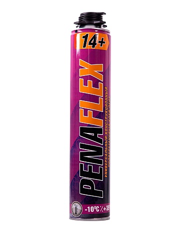 Клей-пена полиуретановый монтажный профессиональный всесезонный Penaflex PROFF 14+