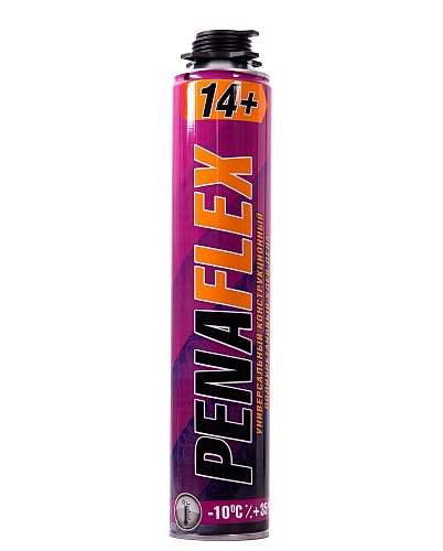 Клей-пена полиуретановый монтажный профессиональный всесезонный Penaflex PROFF 14+