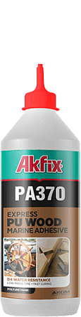 Клей полиуретановый Akfix для дерева PA370 прозрачный